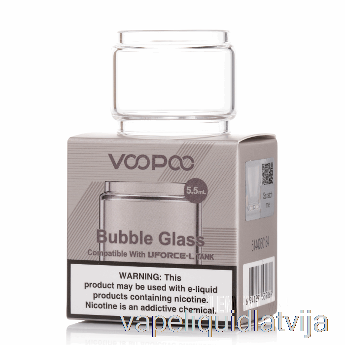 Voopoo Uforce-l Nomaiņas Stikls 4ml Taisnā Stikla Vape šķidrums